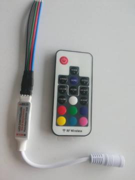 تصویر  کنترلر RGB مدل  wireless (رادیوئی) 12 آمپر - وارداتی
